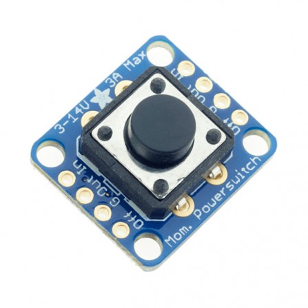 Кнопка питания - Adafruit Push-button Power Switch Breakout